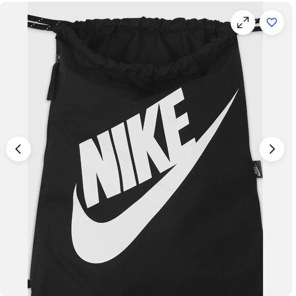 Nike Heritage Black Sports Bag - NEW - Picture 1 of 4